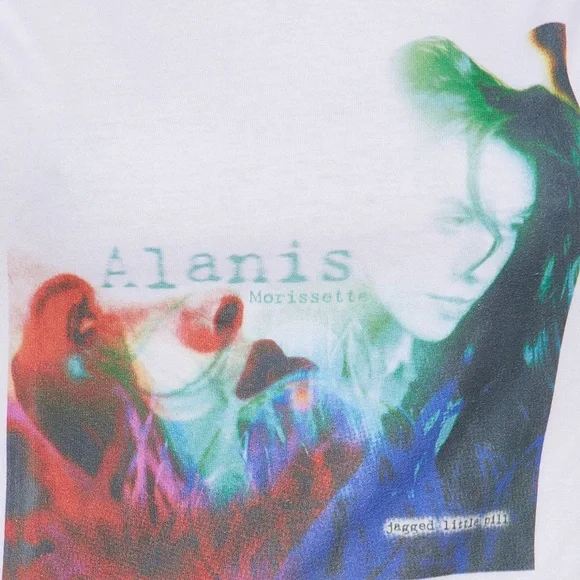 NWT ALANIS MORISSETTE GRAPHIC TEE, VARIOUS SIZES - Picture 4 of 9
